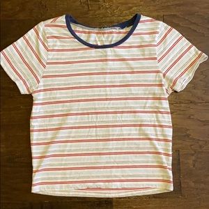 short sleeve crop tee